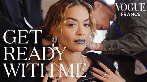 Rita Ora Gets Ready For The Fendi Show In Paris 